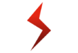 Logo Poudlard.org : éclair rouge